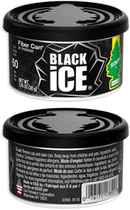 Car Air Freshener | Fiber Can Provides Long Lasting Scent for Auto or Home | Recycled Fiber | Black Ice, 4 Air Fresheners