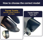 2K Front Rear Dash Cam Suitable for Toyota Tundra 2017 2018 2019 2020 2021 & Sequoia 2017-2022 Limited SR5 Crewmax TRD, OEM Style, Dual 1440P+1080P Video, G-Sensor Loop Recording WiFi, 64GB