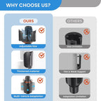Cup Holder Expander for Car with Adjustable Holder & Base, Compatible with 10-64oz Yeti Ramblers, Hydro Flask, Nalgene, Stanley, Hold 2.9"-5.5" Large Bottles Mugs Food Drink, Car Cup Holder (2 pcs)