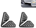 2PCS Car Door Corner Guards, Carbon Fiber Car Door Edge Protector, Anti-Collision Anti-Scratch Soft Plastic Doors Corner Protective Cover, Universal for Most Vehicle, Car, Truck (Black)