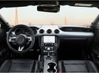 Car Steering Wheel Cover for Ford Escape,Explorer,Fusion,Focus,Bronco,Transit,Edge(Diamond Quilted - Black+Blue- Standard Size)