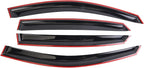 Tape-On Window Visors Deflectors Rain Guards 4 Piece Set ‎Compatible with 2013-2019 Ford Escape 94383