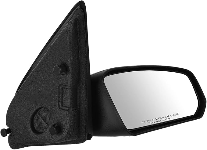 Passenger Side Mirror Assembly Manual Adjustment Non-Heated No Memory Textured Compatible with 2003-2007 Saturn Ion Sedan GM1321266