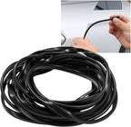 16.4Ft(5M) Car Door Edge Protector, Anti-Collision Auto Door Protective Strip U Shape Edge Trim, Self-Adhesive Automotive Doors Entry Guard Seal Protector for Most Vehicles (Black)