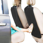 2pcs Car Seat Protector Backseat Kick Mats for Vehicle Anti-kick Pad Black Sturdy Auto Rear Seat Protector for Family Travel