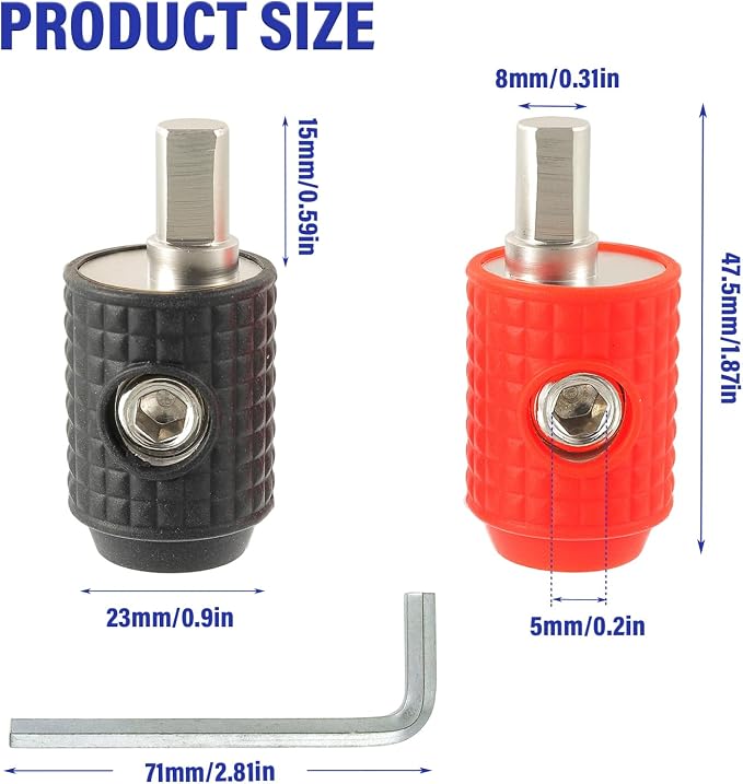 Amp Input Reducer 1/0 Gauge to 4 Gauge Reducer Car Stereo Power/Ground GA adapters with Red/Black Silicon Covers and Hex Tool for Car Audio Systems (Pack of 2)
