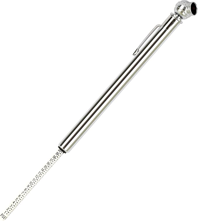 Low Pressure Pencil Tire Gauge 1-20 PSI for Golf Carts, ATV'S and Air Springs