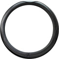 Microfiber Leather Steering Wheel Cover Anti-Slip Matte Finish Auto Car Wheel Cover Universal 15 Inch Wheel Cover for Car Embossing Pattern Black Line