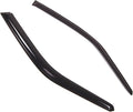 WD2-456 Dark Smoke 2 Pcs Set Window Visor (Outside Mount) Deflector Rain Guard Compatible with 1995-1999 Toyota Tercel