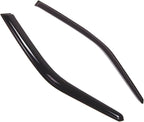 WD2-456 Dark Smoke 2 Pcs Set Window Visor (Outside Mount) Deflector Rain Guard Compatible with 1995-1999 Toyota Tercel