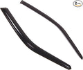 Outside Mount Window Vent Visors Rain Guards Compatible with Toyota Tercel 1995-1999 | Side Window Wind Deflectors Rain Shields | Smoke Tinted, 2 Pcs Set, DGWV-456