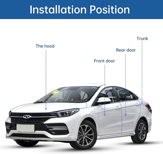 16Ft(5M) Automotive Door Entry Guard U Shape Car Door Trim Protector for Most Car