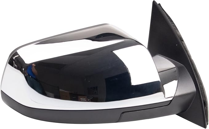 Passenger Side Mirror Assembly Electric Adjustment Heated Memory Chrome Compatible with 2015-2017 GMC Terrain GM1321476
