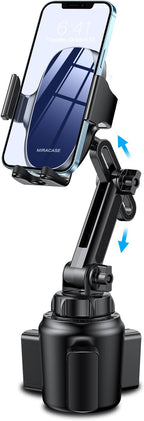 Universal Cup Phone Holder for Car, [Upgraded Version] Adjustable Long Neck Car Cup Holder Phone Mount Cradle Friendly Compatible with iPhone Samsung Google and All Smartphones, Blue