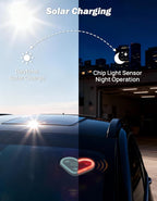 Heart Light for Car Solar Powered Heart Neon Light Car Led Lights Interior for Outdoor/Interior Car/Room Red