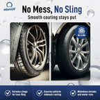 Black Beauty Tire Shine & Conditioner 5 Gallons - Water-Repellent & UV Resistant - Non-Greasy Finish - Restores Black Look | Works with Manual & Automatic Applicators for Cars, Trucks, SUV