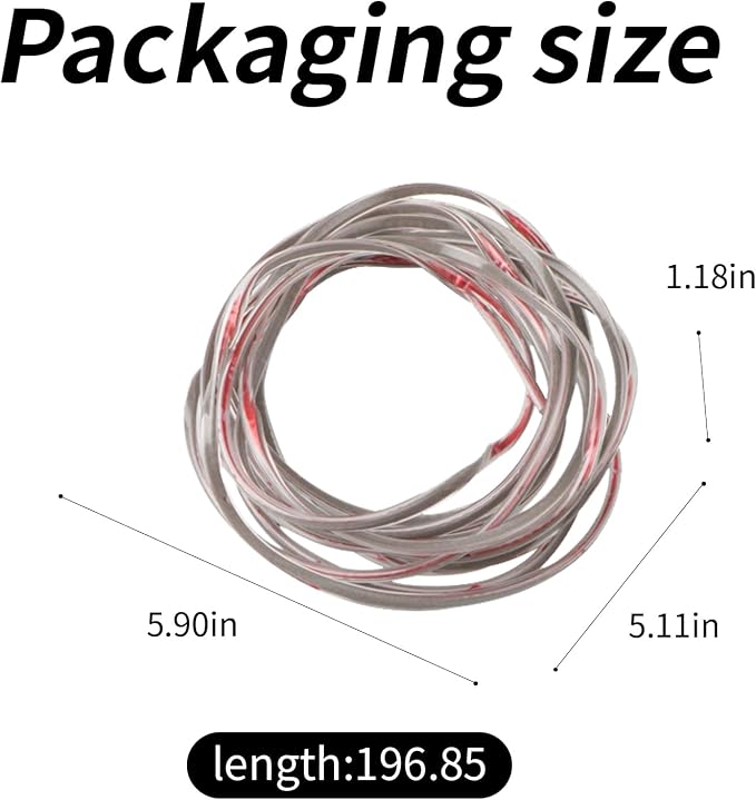 16.3ft Car Door Edge Protectors, Door Edge Guard, U-Shaped Rubber Edge Trim Car Door Protector,Suitable for Most Cars, Trucks, Suvs（Transparent 16.3ft)