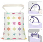Florals Car Trash Bag Car Garbage Bag Hanging Cars Trash Can, Spring Decor Waterproof Cars Back Seat Organizer for Vehicle Travelling Camping