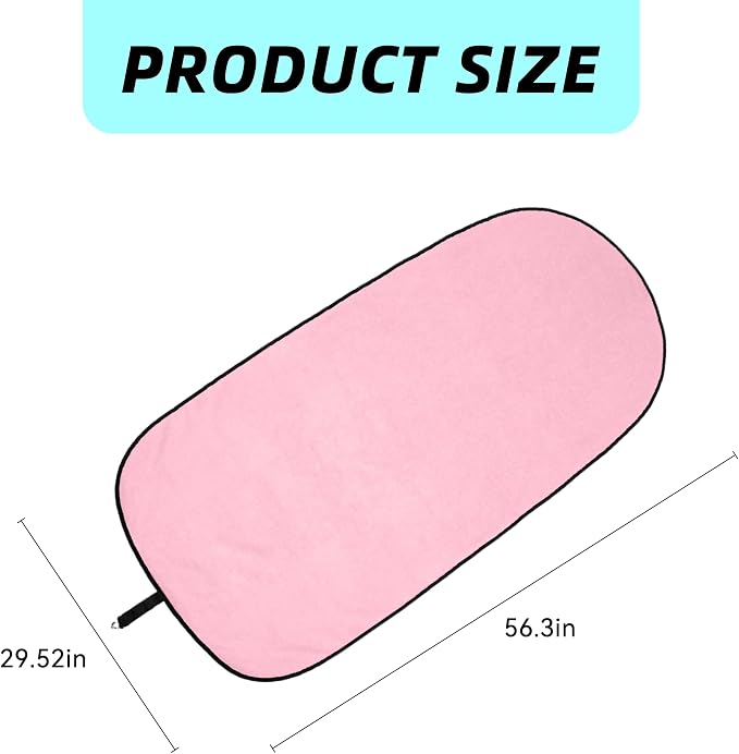 Waterproof Towel Car Seat Cover, Sweatproof Non Slip Towel Carseat Cover, Machine Washable Vehicle Bucket Frontseat Protector Accessories, Universal for SUV, Sedan, Truck (Pink)