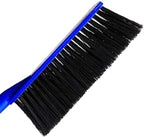 Snow Brush, Ice Scrapers Paint Protection Adjustable Head Ergonomic Grip Lightweight Multifunctional Windshield Scraper, 2 in 1 Winter Car Ice Kit for Cars Trucks (blue)