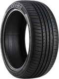 MuchoMacho 245/40ZR17 XL All Season Tires - High Performance Passenger Car Radial Tire - W95 Load Range, UTQG 300AAA, Black Sidewall