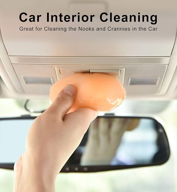 Cleaning Gel for Car Detail Putty Car Vent Cleaner Putty Gel Detail Auto Tools Car Interior Cleaner Cleaning Mud for Car and Keyboard Cleaner Slime 2026 Upgrade