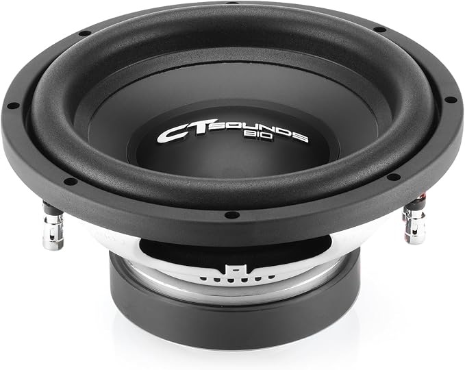 CT Sounds Bio 10” 800-Watt Dual 4-Ohm Car Subwoofer