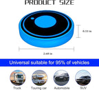 Mandark LED Car Cup Holder Lights, 2PCS Waterproof 7 Colors Changing Vehicle USB Charging Coaster Pad, Auto Interior Atmosphere Lamp Cup Mat Accessories, Universal for SUV Sedan Truck (Planet)