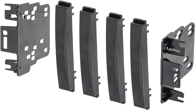 Metra Electronics 95-6511 Double-DIN Radio Installation Dash Kit Fits Select 2007-Up Chrysler Vehicles Black