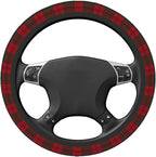 Thickened Elastic Steering Wheel Cover, Grant Clan Tartan Plaid Pattern Ultra, Soft, Breathable, Fit for Cars, SUVs, Trucks, Stylish Comfortable Grip