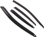 WD2-397 Dark Smoke 4 Pcs Set Window Visor (Outside Mount) Deflector Rain Guard Compatible with 2004-2008 Suzuki Forenza