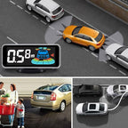 Car 8 Parking Sensors Kit Assist System Reverse Front and Rear Reverse Radar parktronic Auto Electronics Vehicle Back Assistant Reverse (Gold)