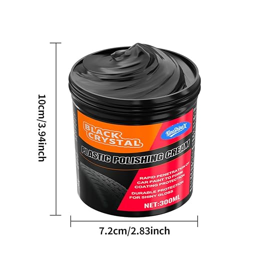 Multi-Purpose Restorer, 300g Black Polish for Removing Scratches from Car Exterior Interior & Home Items
