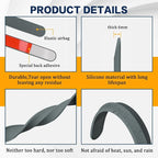 4PCS Silicone Car Door Edge Guard, Car Door Protector, Self Adhesive Crash Scratch Strips Accessories Protector, Auto Accessories Decorative Anti-Collision Strip for Sedans Truck SUV (Gray)