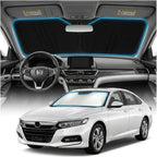 for Honda Accord Sun Shade Windshield Cover - Custom Fit Accord Accessories 2018-2022 Sunshade Foldable UV Protection & Heat Shield Sun Visor Accessories