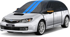Half Car Cover Top for Hatchback and Small SUV, Windshield Cover for Ice and Snow, Roof Car Cover Waterproof All Weather with Reflective Strips and Side Elastic Hooks. H1 (Up to 133 inch)