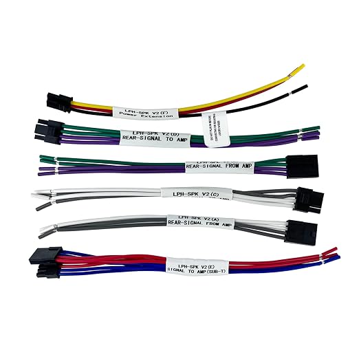 Audio Integration T-Harness LPHFD31 Compatible with Ford Non-Amplified Vehicles 2018-2023 Front and Rear Speaker Leads