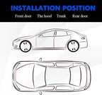 16.4Ft(5M) Car Door Edge Guards, Car Door Protector, U Shape Edge Trim Rubber Anti-Collision Seal Protector, No Glue Required Auto Entry Guard Seal Strips Fit for Trucks SUVs Sedans (Gray)