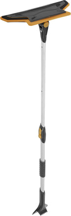 ABTT5212 Telescoping Scratch-Free Snow Brush with End Scraper and Cushioned Grip, 52-Inch