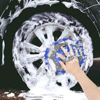 62'' Car Wash Brush Kit with Long Handle, Chenille Microfiber Car Wash Mop Mitt Scratch-Free Car Detailing Cleaning Brush Care Kit Car Cleaning Supplies for Cars RV Truck Boat