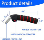2Pack Car Door Handle for Elderly Car Handle Assist Support Multifunction Handle for Elderly and Handicapped (Red)