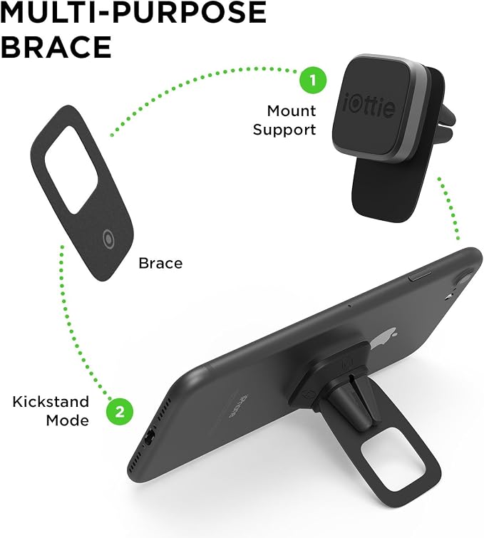 iTap Mini Magnetic Premium Air Vent Mount Holder for Easy Hands-Free Use, Secure Grip and 360-Degree Rotation for All Smartphones