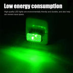 4 PCS USB LED Car Interior Atmosphere Lamp, Portable Mini LED Night Light, Plug-in USB Interface Trunk Ambient Lighting Kit, Universal Car Interior Accessories (Green)