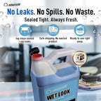 WET LOOK All Season Dressing 1 Gallon - Exterior Rubber & Plastic Solvent Based Dressing for Car Detailing | Produces a Deep, Rich, Long lasting shine | Safe For Cars Trucks, Motorcycles, RVs