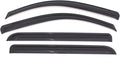 Auto Ventshade [AVS] Outside Mount Rain Guards for 2019-2026 Chevrolet Silverado - GMC Sierra 1500; 2020-2026 SIL/Sir 2500 & 3500, Crew CAB ONLY | Window Vent Visors, 4 pcs. - Smoke | 94805