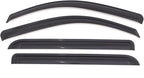 Auto Ventshade [AVS] Ventvisor / Rain Guards | Outside Mount | Smoke, 4 pc | 94155 | Fits 2009 - 2014 Ford F-150 SuperCrew, 2010 - 2014 SVT Raptor SuperCrew