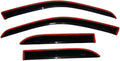 Auto Ventshade [AVS] In-Channel Rain Guards For 2016 - 2023 Toyota Tacoma DOUBLE/EXT CAB ONLY | Window Vent Visors, 4 pcs. - Smoke | 194768