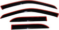 Auto Ventshade [AVS] 194155 In-Channel Ventvisor | 2009 - 2014 Ford F-150 SuperCrew, 2010 - 2014 SVT Raptor SuperCrew - Smoke, 4 pc.