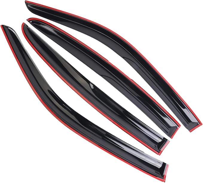 Window Visors Rain Guards Deflector 4 Piece Set for 2011-2021 Dodge Charger 94313