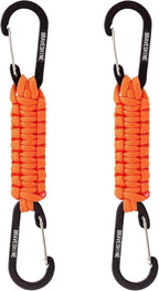 Paracord Keychain Carabiner Clip, D Ring Lanyard Hanger Stroller Hook for Water Bottle, Key, Backpacks, Men, Women